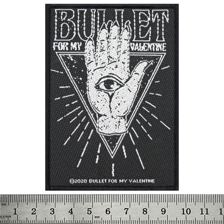 Нашивка тканая BULLET FOR MY VALENTINE - ALL SEEING EYE (ofp-245) Нашивка тканая BULLET FOR MY VALENTINE - ALL SEEING EYE (ofp-245)