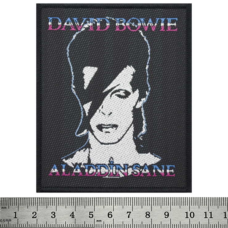 Нашивка тканая DAVID BOWIE - ALADDIN SANE (ofp-251) Нашивка тканая DAVID BOWIE - ALADDIN SANE (ofp-251)