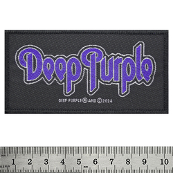 Нашивка ткана DEEP PURPLE - LOGO (ofp-253)