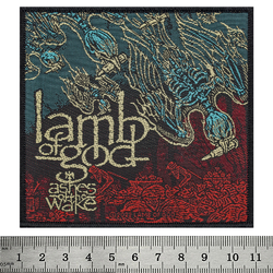 Нашивка тканая LAMB OF GOD - ASHES OF THE WAKE (ofp-269)