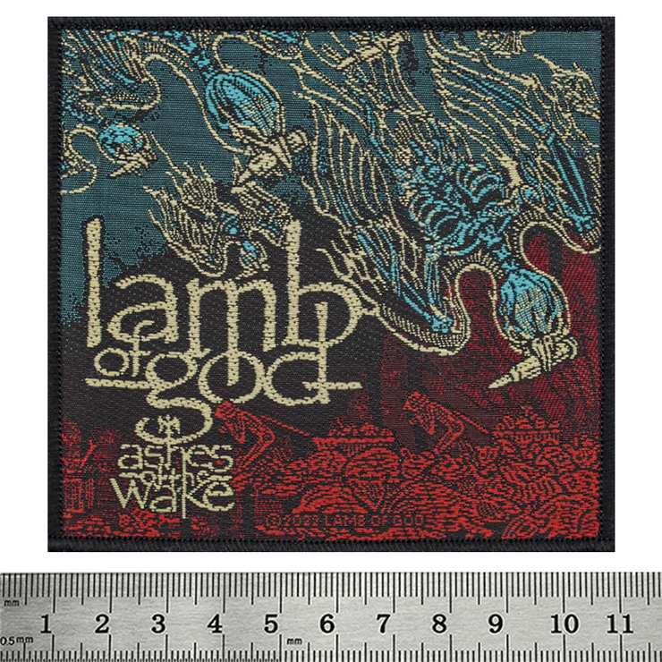 Нашивка тканая LAMB OF GOD - ASHES OF THE WAKE (ofp-269)