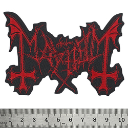 Нашивка тканая MAYHEM - LOGO CUT OUT (ofp-273) Нашивка тканая MAYHEM - LOGO CUT OUT (ofp-273)