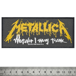 Нашивка ткана METALLICA - WHEREVER I MAY ROAM LOGO (ofp-276)