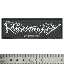 Нашивка тканая MONSTROSITY - LOGO (ofp-277)