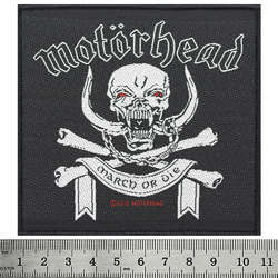 Нашивка ткана MOTORHEAD - MARCH OR DIE (ofp-284)