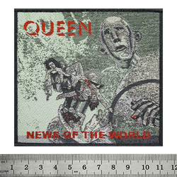Нашивка ткана QUEEN - NEWS OF THE WORLD (ofp-289)