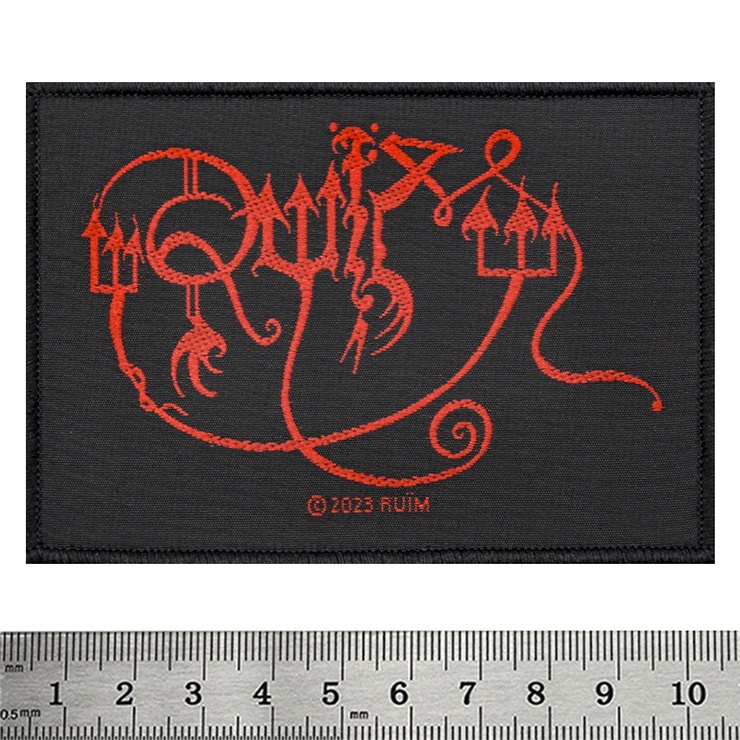 Нашивка тканая RUÏM - BLACK ROYAL SPIRITISM (ofp-291) Нашивка тканая RUÏM - BLACK ROYAL SPIRITISM (ofp-291)