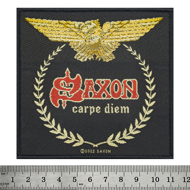 Нашивка ткана SAXON - CARPE DIEM (ofp-294) Нашивка ткана SAXON - CARPE DIEM (ofp-294)