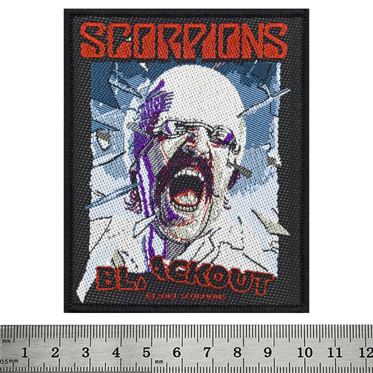 Нашивка ткана SCORPIONS - BLACKOUT (ofp-297) Нашивка ткана SCORPIONS - BLACKOUT (ofp-297)