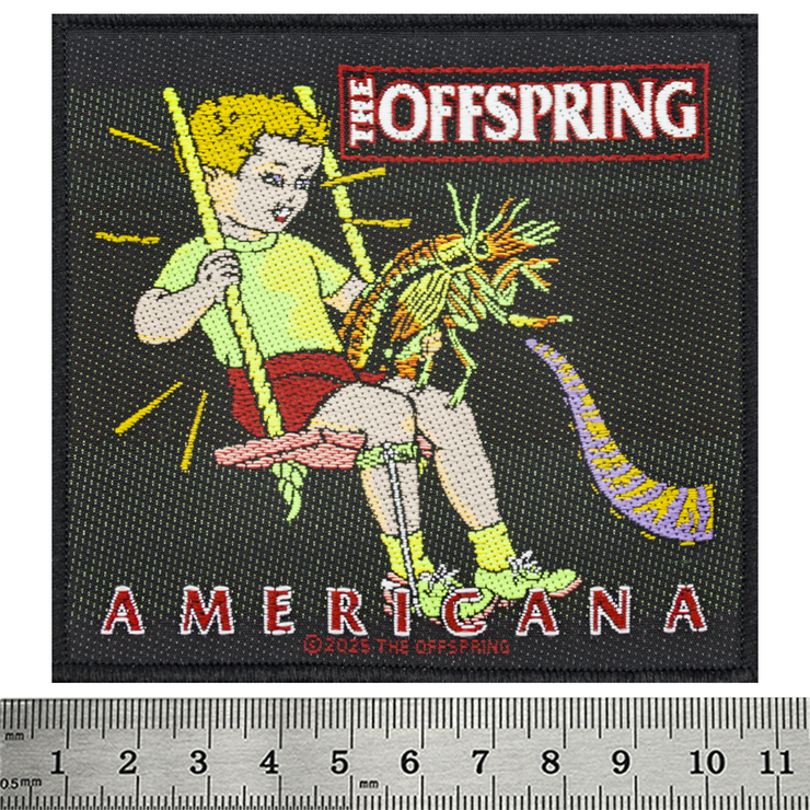 Нашивка тканая THE OFFSPRING - AMERICANA (ofp-306) Нашивка тканая THE OFFSPRING - AMERICANA (ofp-306)