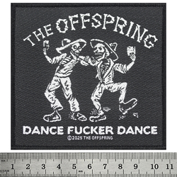 Нашивка тканая THE OFFSPRING - DANCE FUCKER DANCE (ofp-307)