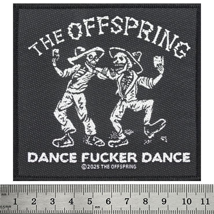 Нашивка тканая THE OFFSPRING - DANCE FUCKER DANCE (ofp-307) Нашивка тканая THE OFFSPRING - DANCE FUCKER DANCE (ofp-307)