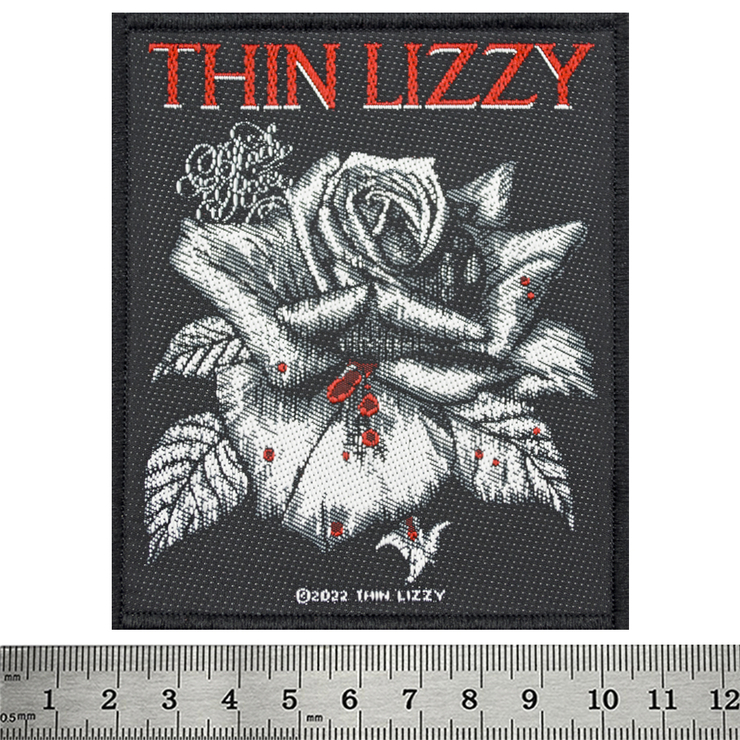 Нашивка тканая THIN LIZZY - BLACK ROSE (ofp-310) Нашивка тканая THIN LIZZY - BLACK ROSE (ofp-310)