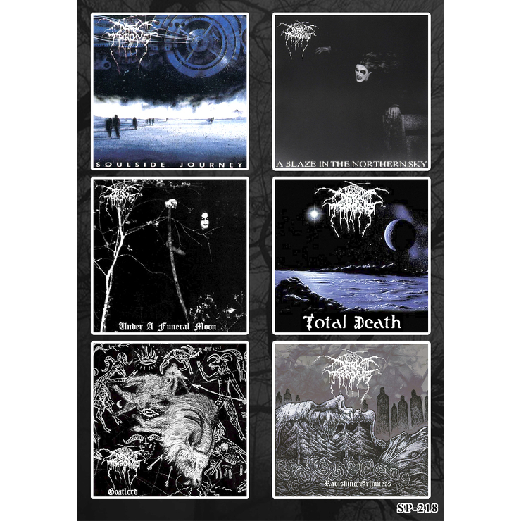 Стікерпак Darkthrone (album covers 1) SP-218