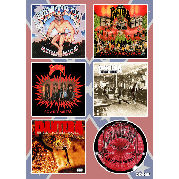Стікерпак Pantera (album covers) SP-219