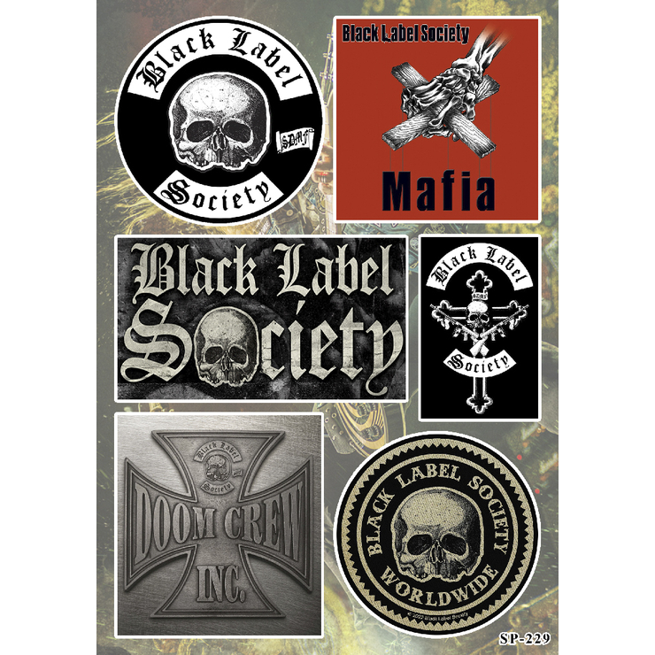 Стікерпак Black Label Society SP-229 Стікерпак Black Label Society SP-229
