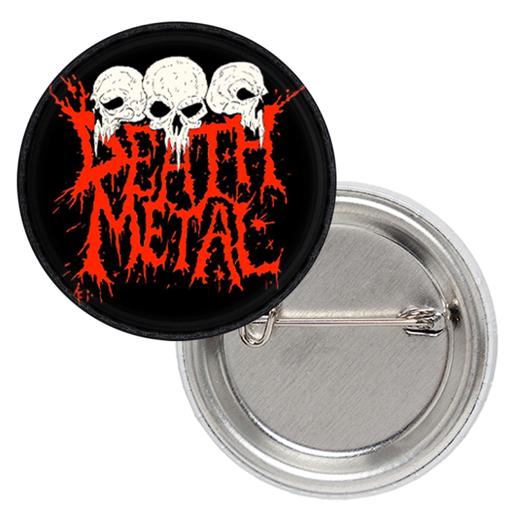 Значок Death Metal (Three Skulls) Значок Death Metal (Three Skulls)