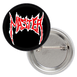Значок Master (USA death metal band logo)