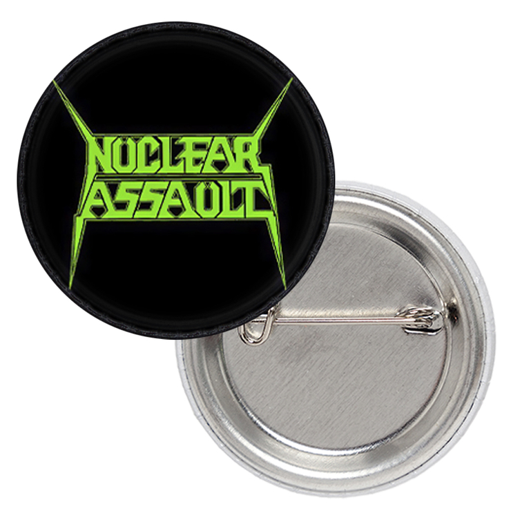 Значок Nuclear Assault (green logo)