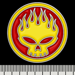 Пин THE OFFSPRING - SKULL LOGO (pnol-035)