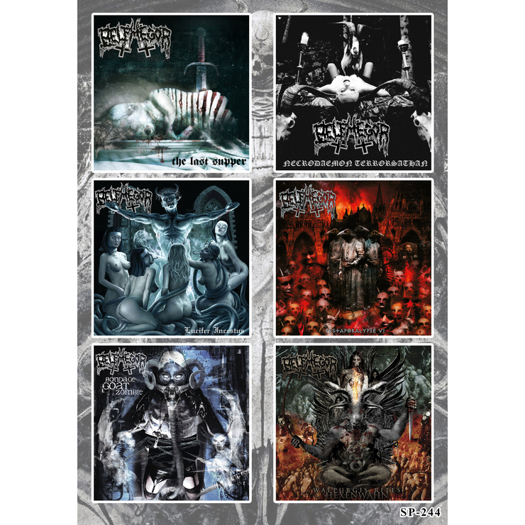 Стикерпак Belphegor (album covers) SP-244 Стикерпак Belphegor (album covers) SP-244