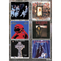Стікерпак Black Sabbath (album covers 1980-1995) SP-250