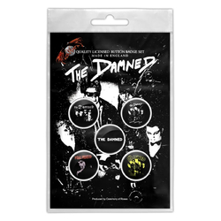 Подарочный набор значков THE DAMNED - YOUNG, HOT, LOUD AND STIFF (iol-084)