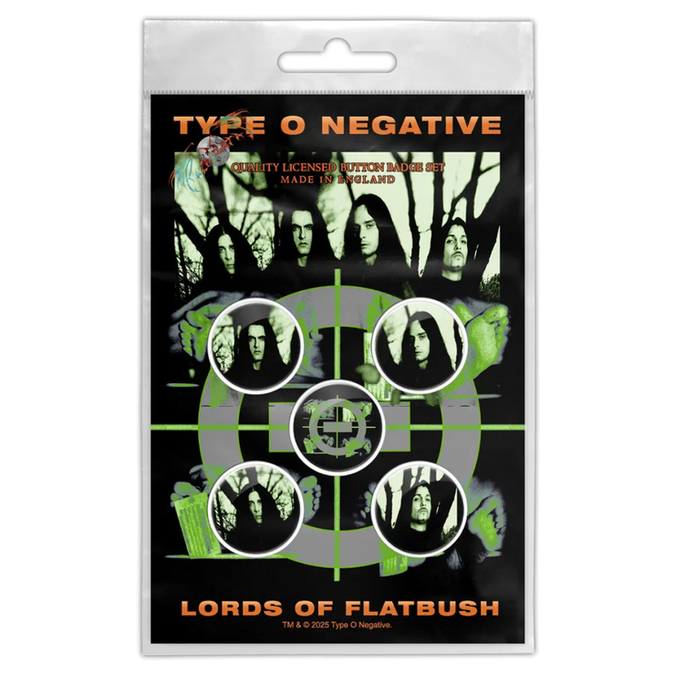 Подарунковий набір значків TYPE O NEGATIVE - LORDS OF FLATBUSH (iol-085) Подарунковий набір значків TYPE O NEGATIVE - LORDS OF FLATBUSH (iol-085)
