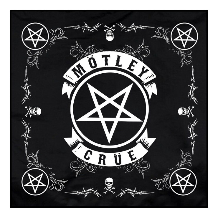 Бандана MOTLEY CRUE - PENTAGRAM (olb-047)