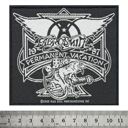 Нашивка тканая AEROSMITH - PERMANENT VACATION (ofp-319) Нашивка тканая AEROSMITH - PERMANENT VACATION (ofp-319)