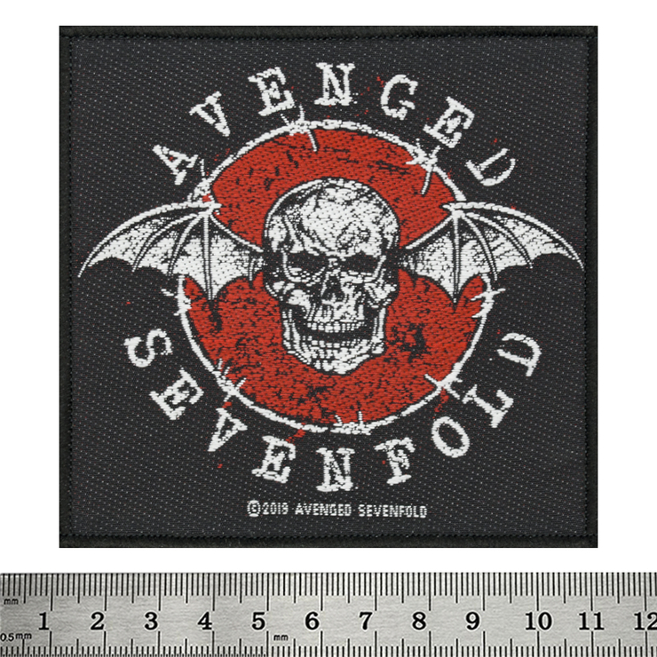 Нашивка ткана AVENGED SEVENFOLD - DISTRESSED SKULL (ofp-330) Нашивка ткана AVENGED SEVENFOLD - DISTRESSED SKULL (ofp-330)