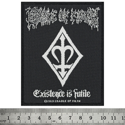 Нашивка ткана CRADLE OF FILTH - EXISTENCE IS FUTILE (ofp-349) Нашивка ткана CRADLE OF FILTH - EXISTENCE IS FUTILE (ofp-349)