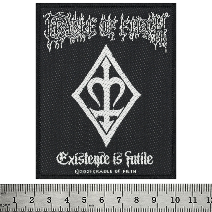 Нашивка тканая CRADLE OF FILTH - EXISTENCE IS FUTILE (ofp-349) Нашивка тканая CRADLE OF FILTH - EXISTENCE IS FUTILE (ofp-349)
