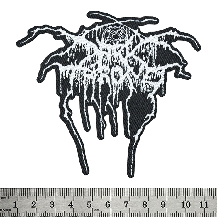 Нашивка тканая DARKTHRONE - LOGO CUT OUT (ofp-326) Нашивка тканая DARKTHRONE - LOGO CUT OUT (ofp-326)