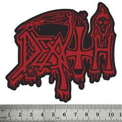 Нашивка тканая DEATH - LOGO CUT OUT (ofp-324)
