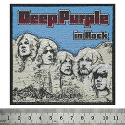 Нашивка ткана DEEP PURPLE - IN ROCK (ofp-338)