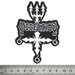 Нашивка тканая DISSECTION - LOGO CUT OUT (ofp-325) Нашивка тканая DISSECTION - LOGO CUT OUT (ofp-325)