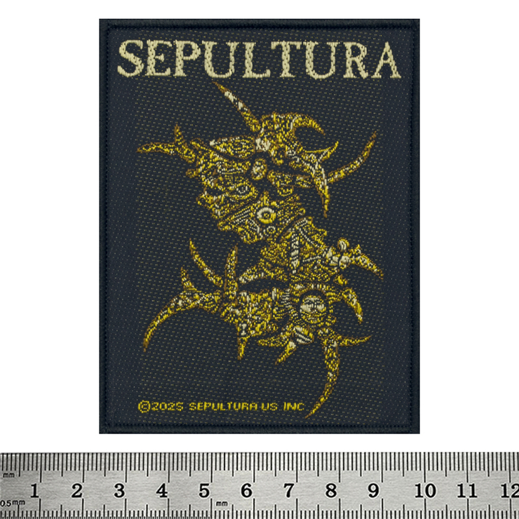Нашивка тканая SEPULTURA - DISCOGRAPHY (ofp-333) Нашивка тканая SEPULTURA - DISCOGRAPHY (ofp-333)