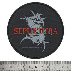 Нашивка ткана SEPULTURA - LOGO & TRIBAL S (ofp-334) Нашивка ткана SEPULTURA - LOGO & TRIBAL S (ofp-334)