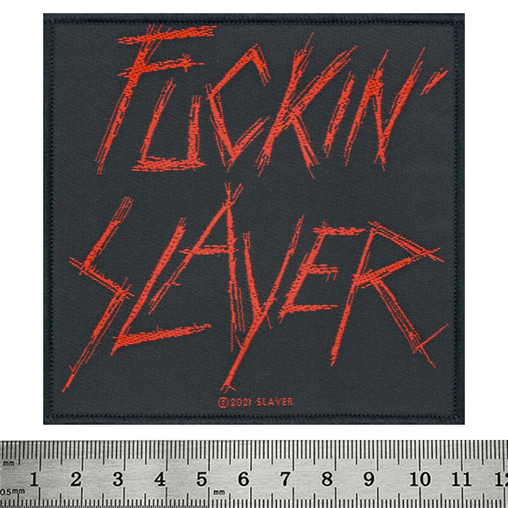 Нашивка тканая SLAYER - FUCKIN' SLAYER (ofp-350) Нашивка тканая SLAYER - FUCKIN' SLAYER (ofp-350)