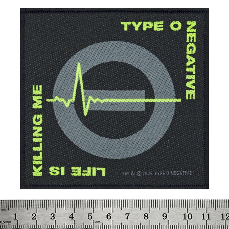 Нашивка ткана TYPE O NEGATIVE - LIFE IS KILLING ME (ofp-331)