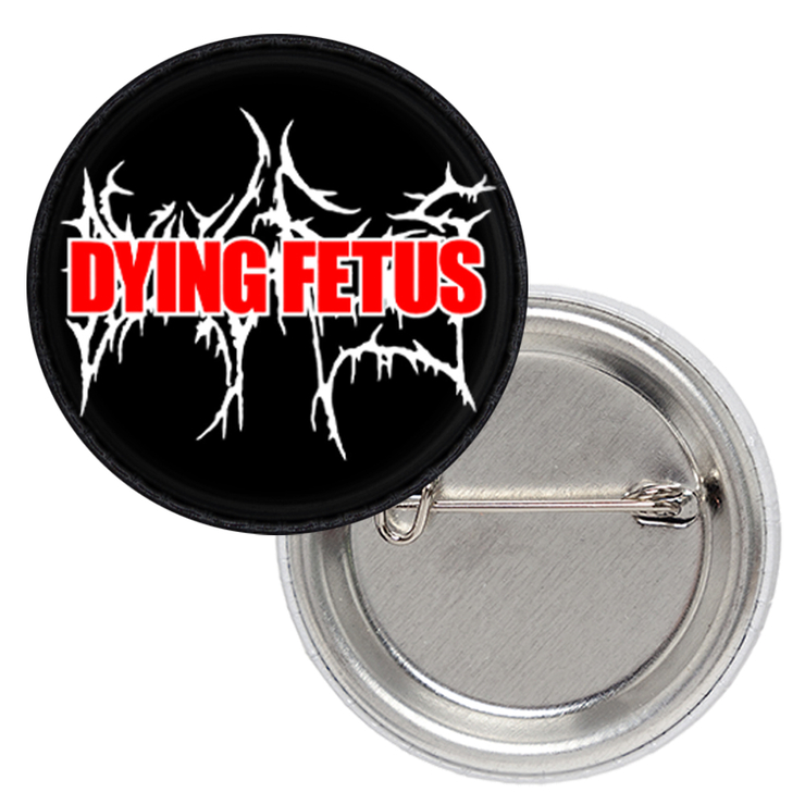 Значок Dying Fetus (logo) Значок Dying Fetus (logo)