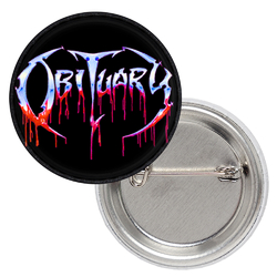 Значок Obituary (blood logo) Значок Obituary (blood logo)