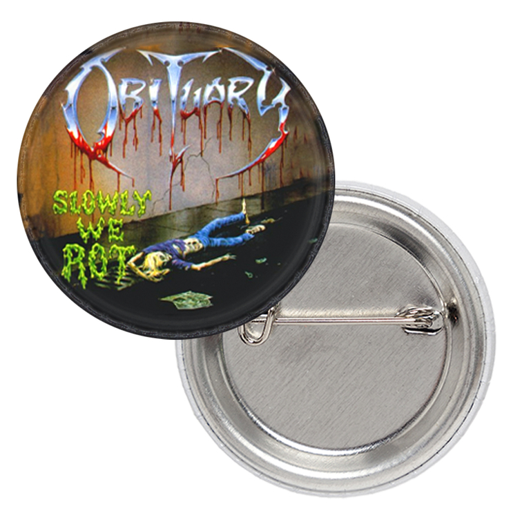 Значок Obituary (Slowly We Rot) Значок Obituary (Slowly We Rot)