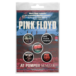 Подарунковий набір значків PINK FLOYD - LIVE IN POMPEII (iol-090)