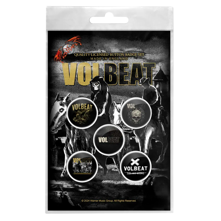 Подарунковий набір значків VOLBEAT - OUTLAW GENTLEMEN (iol-088)