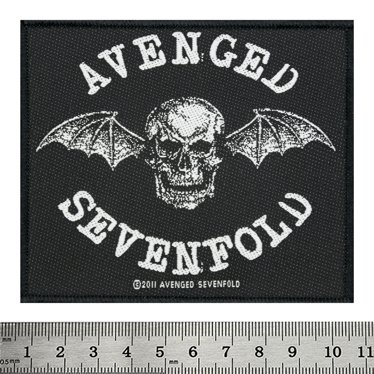 Нашивка ткана AVENGED SEVENFOLD - DEATH BAT (ofp-362) Нашивка ткана AVENGED SEVENFOLD - DEATH BAT (ofp-362)