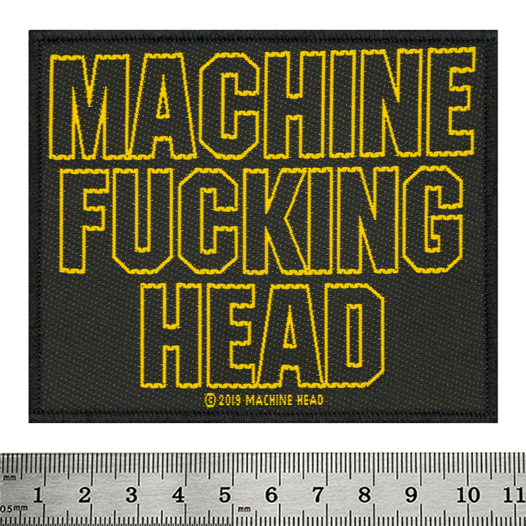 Нашивка ткана MACHINE HEAD - MACHINE FUCKING HEAD (ofp-361) Нашивка ткана MACHINE HEAD - MACHINE FUCKING HEAD (ofp-361)