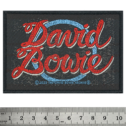 Нашивка ткана DAVID BOWIE - LOGO (ofp-371)