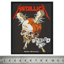 Нашивка ткана METALLICA - DAMAGE INC. (ofp-381)
